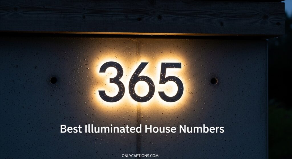 Current image: Best Illuminated House Numbers