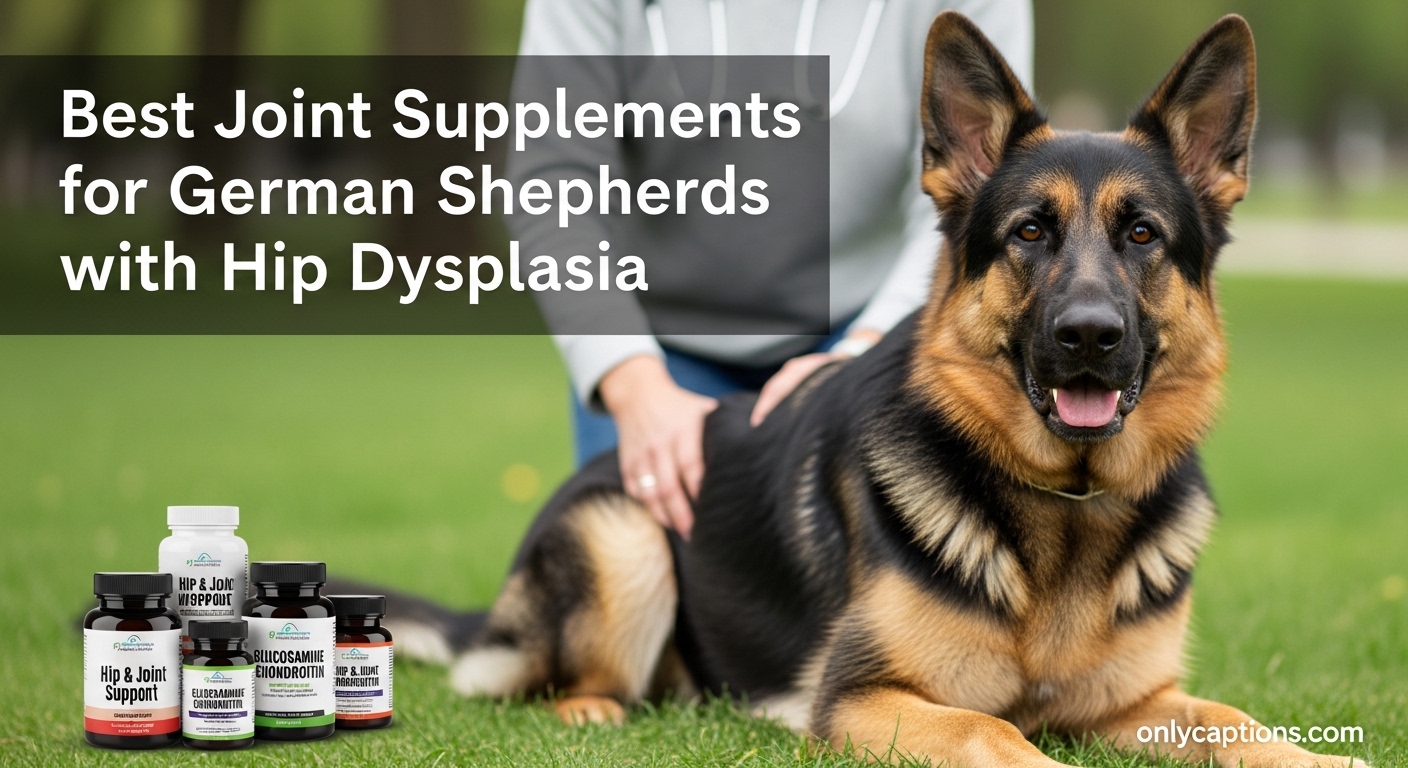 Curated visual reference: Picture Idea: 10 Best Joint Supplements For German Shepherds With Hip Dysplasia
