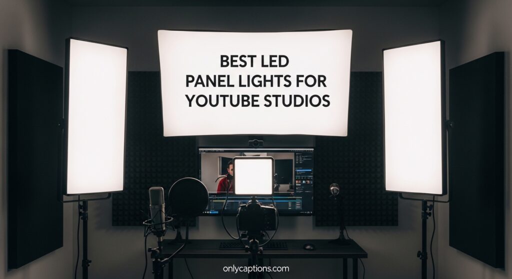 Current image: Best LED Panel Lights for YouTube Studios