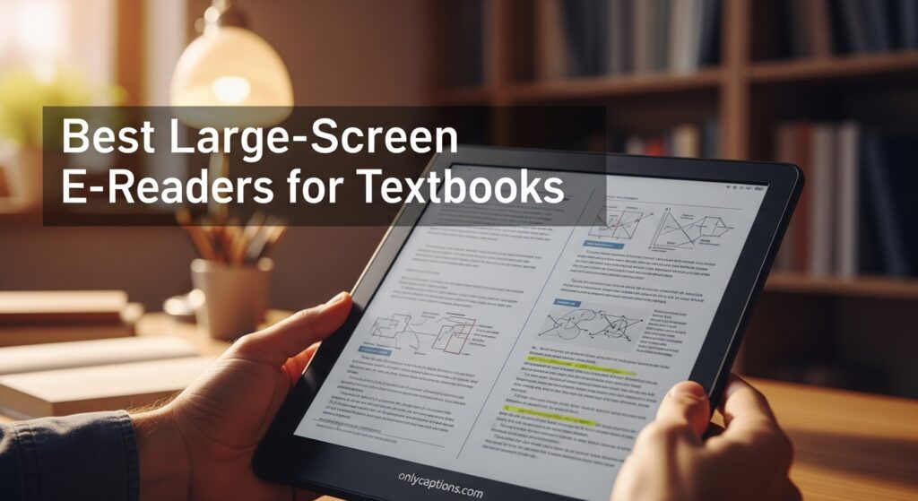 Current image: Best Large-Screen E-Readers for Textbooks