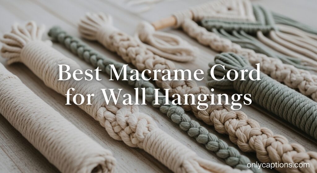 Current image: Best Macrame Cord for Wall Hangings