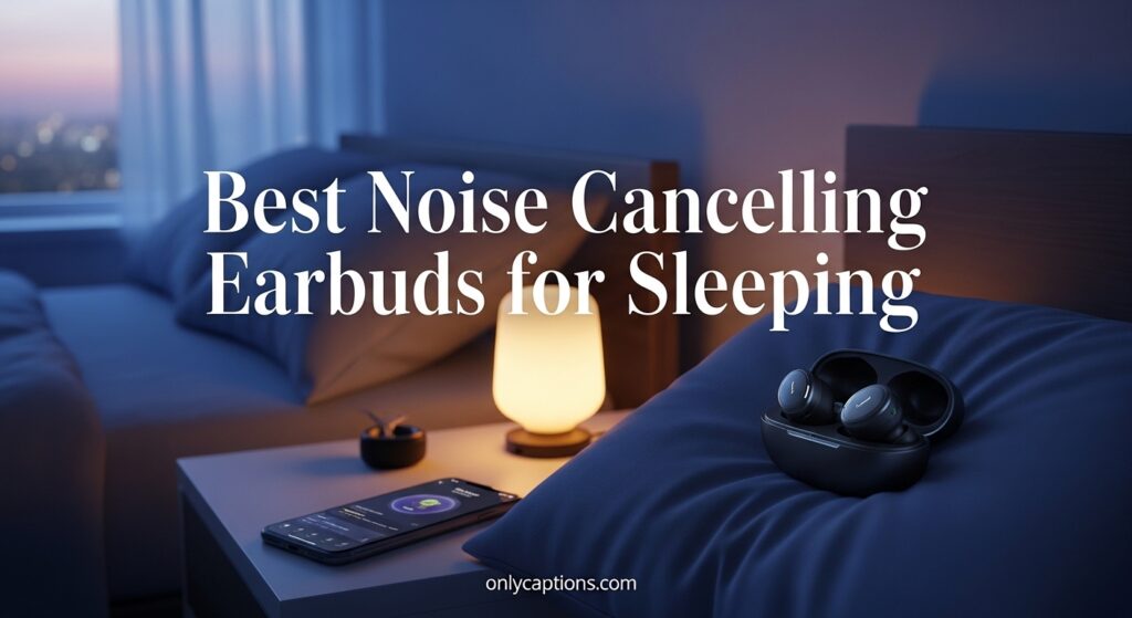 Current image: Best Noise Cancelling Earbuds for Sleeping