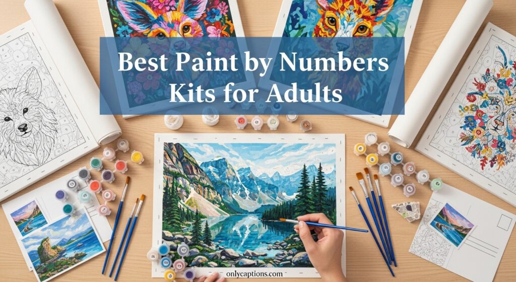 Current image: Best Paint by Numbers Kits for Adults