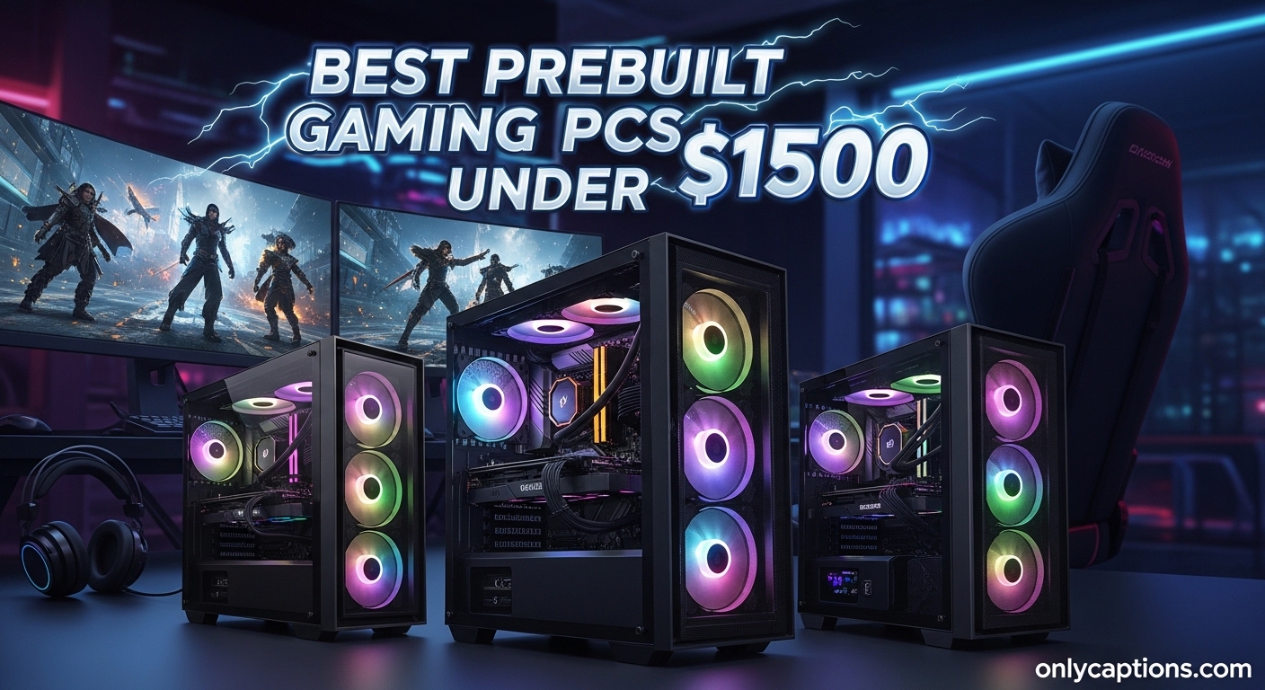 12 Best Prebuilt Gaming PCs Under 1500 May 2026 Expert Reviews Best Prebuilt Gaming PCs Under 1500 