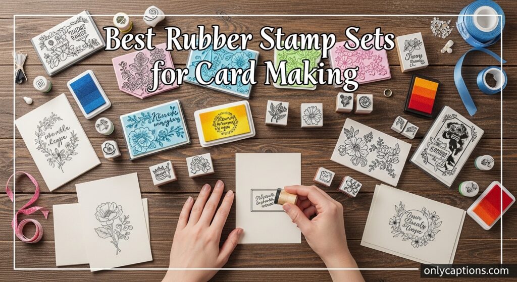 Current image: Best Rubber Stamp Sets for Card Making