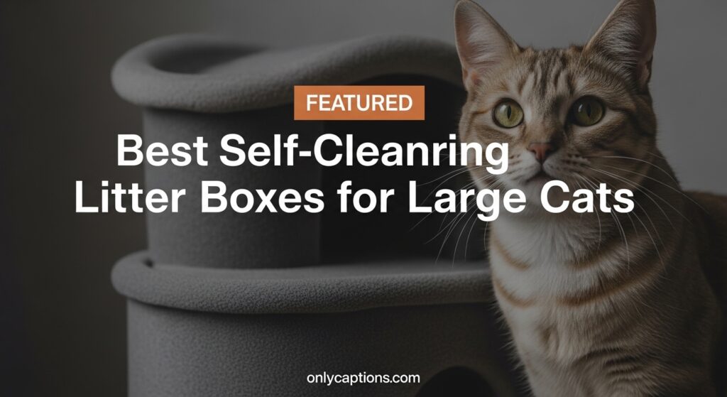 Current image: Best Self-Cleaning Litter Boxes for Large Cats