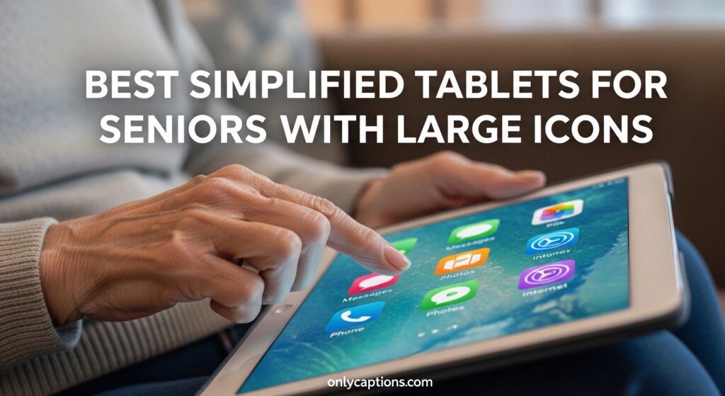 Current image: Best Simplified Tablets for Seniors with Large Icons