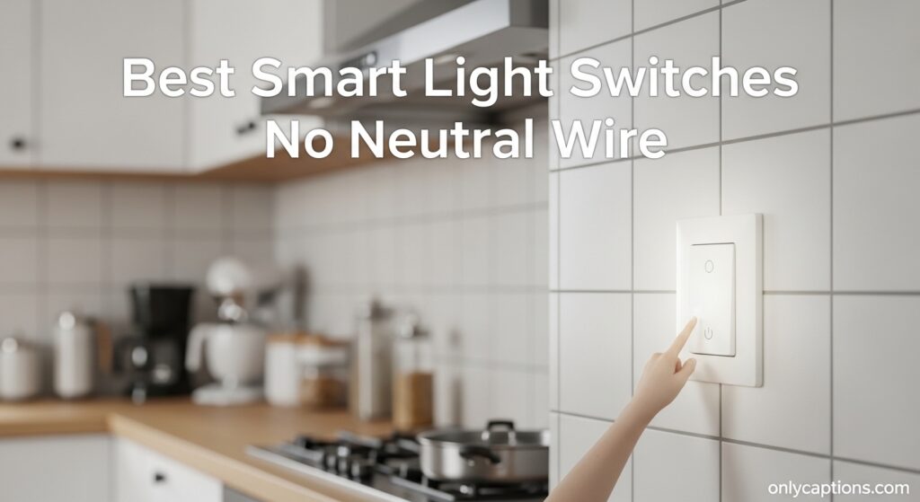 Current image: Best Smart Light Switches No Neutral Wire