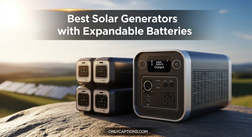 Current image: Best Solar Generators with Expandable Batteries