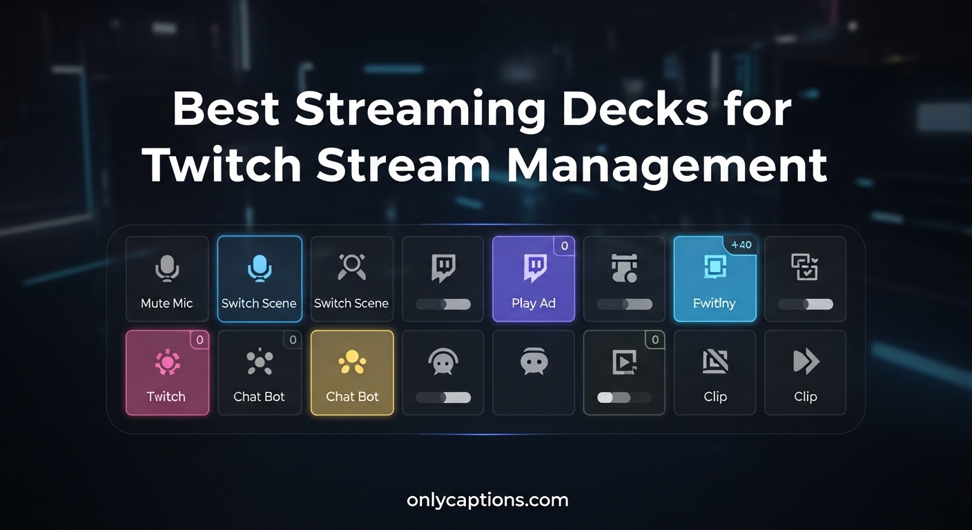 12 Best Streaming Decks for Twitch Stream Management (May 2026) Expert ...