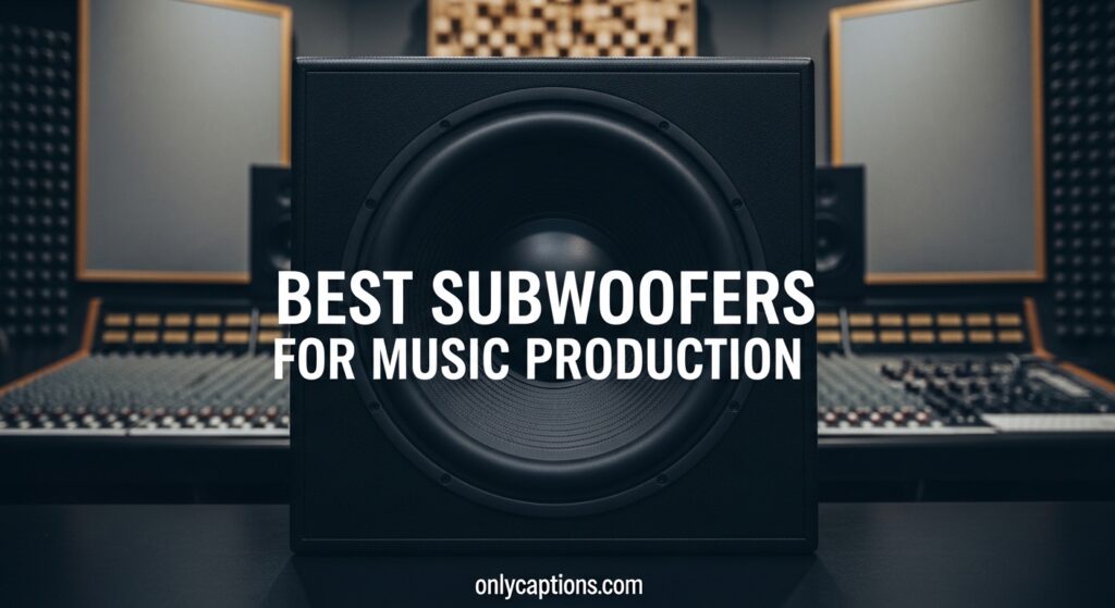 Current image: Best Subwoofers for Music Production