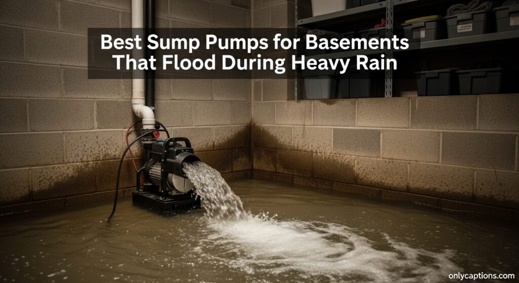 Current image: Best Sump Pumps for Basements That Flood During Heavy Rain
