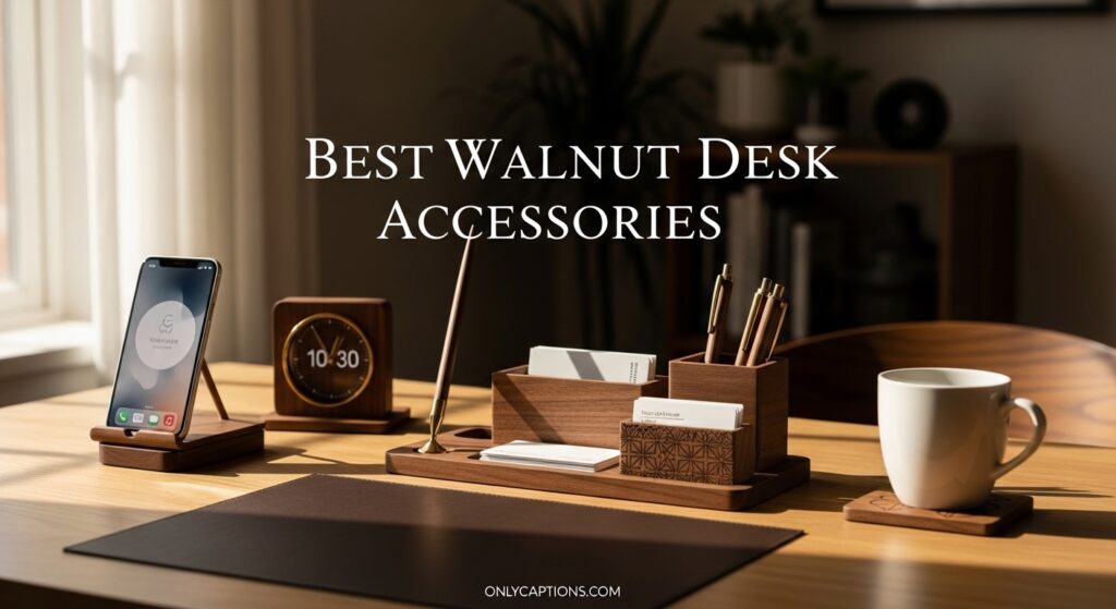 Current image: Best Walnut Desk Accessories