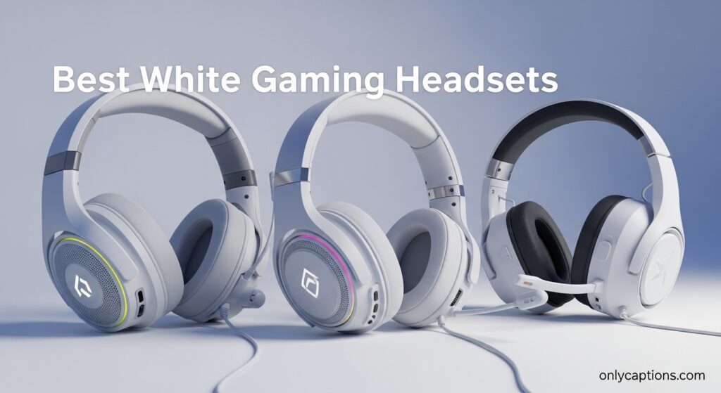 Current image: Best White Gaming Headsets