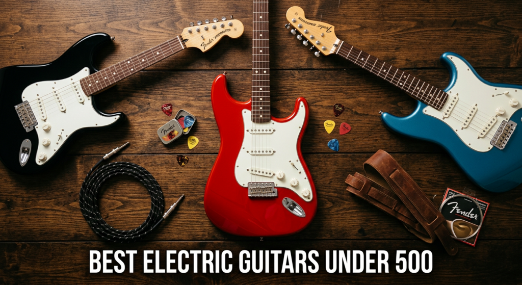 Current image: best electric guitars under 500