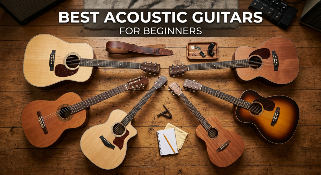 Current image: best acoustic guitars for beginners