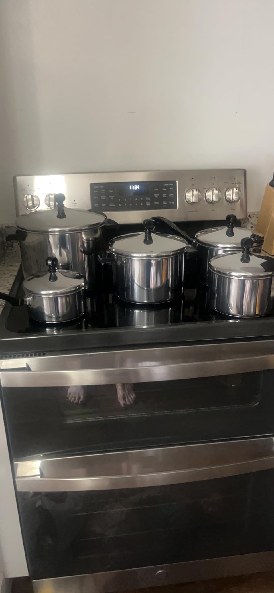 Farberware Classic Stainless Steel Cookware Pots and Pans Set, 15-Piece, Silver customer photo 2