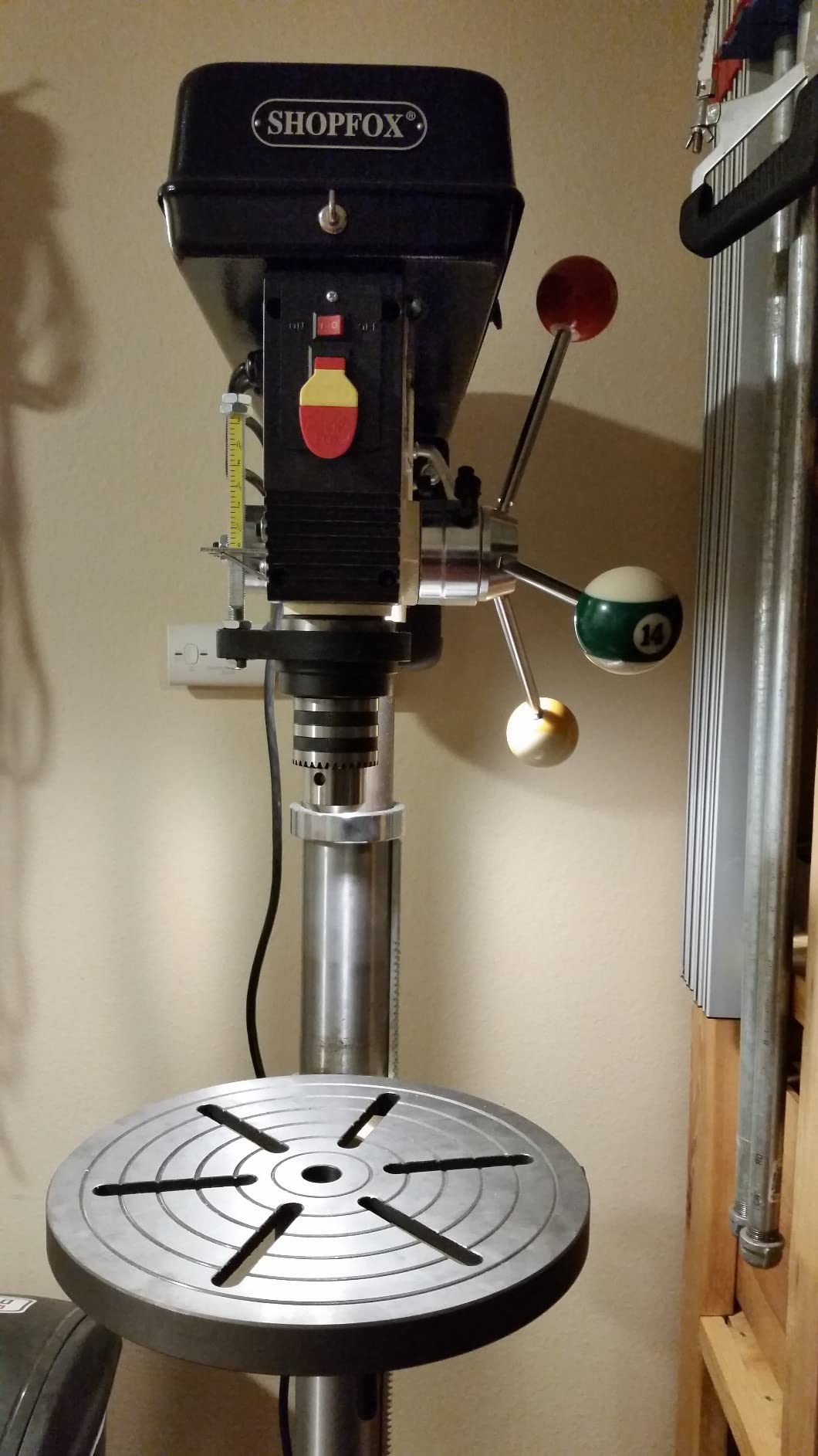 SHOP FOX W1680 1-Horsepower 17-Inch Floor Model Drill Press, 34 Inch customer photo 1