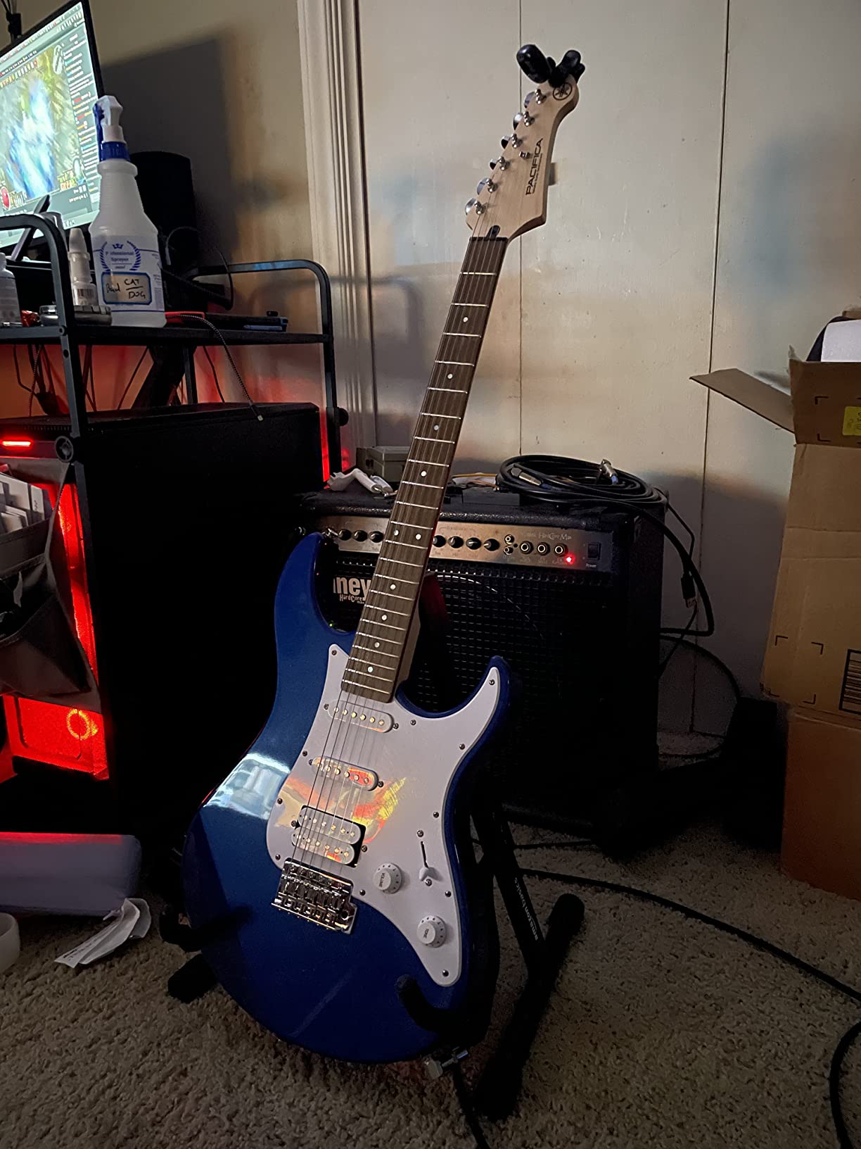 Yamaha Pacifica Series PAC12 Electric Guitar - Metallic Blue customer photo 2