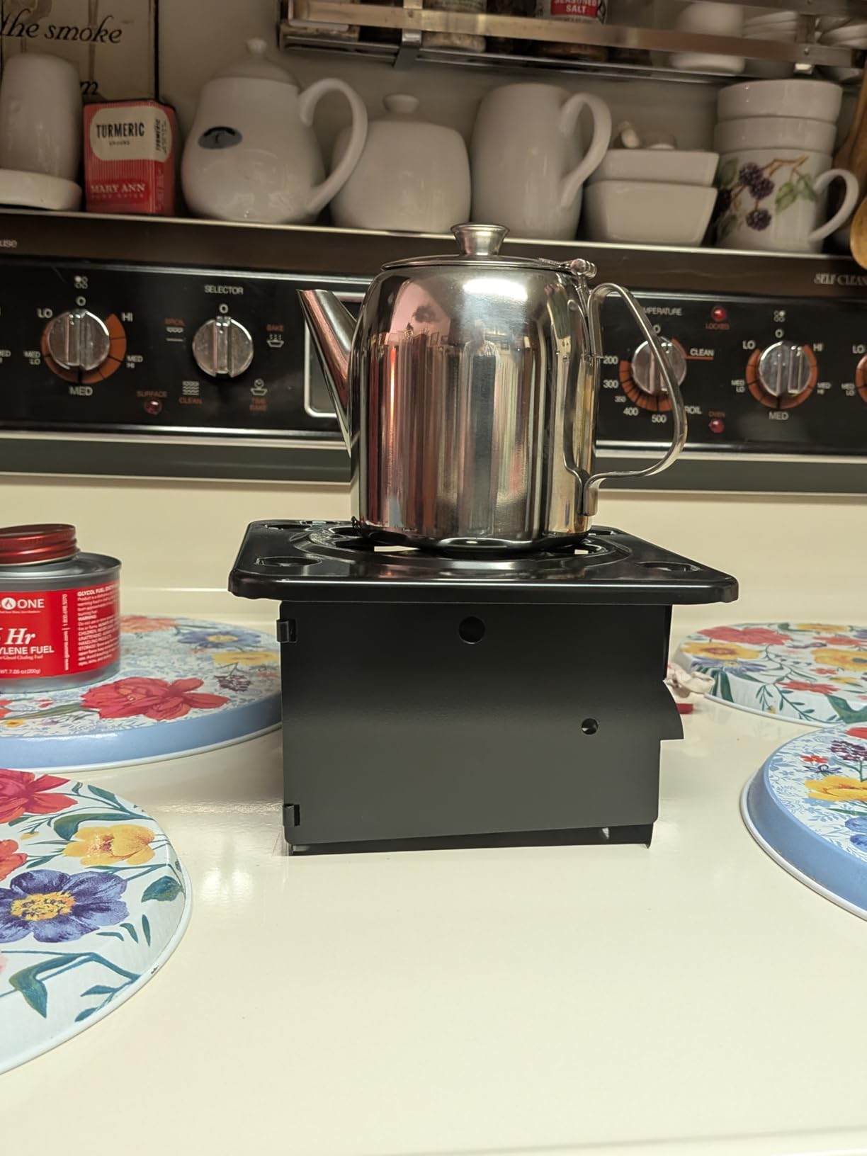 Coghlan's Portable Folding Camp Stove - Compact, Lightweight Steel Cooking Stove for Camping, Backpacking, Hiking, or Emergency Use - Uses Canned Heat or Fuel Tablets customer photo 1
