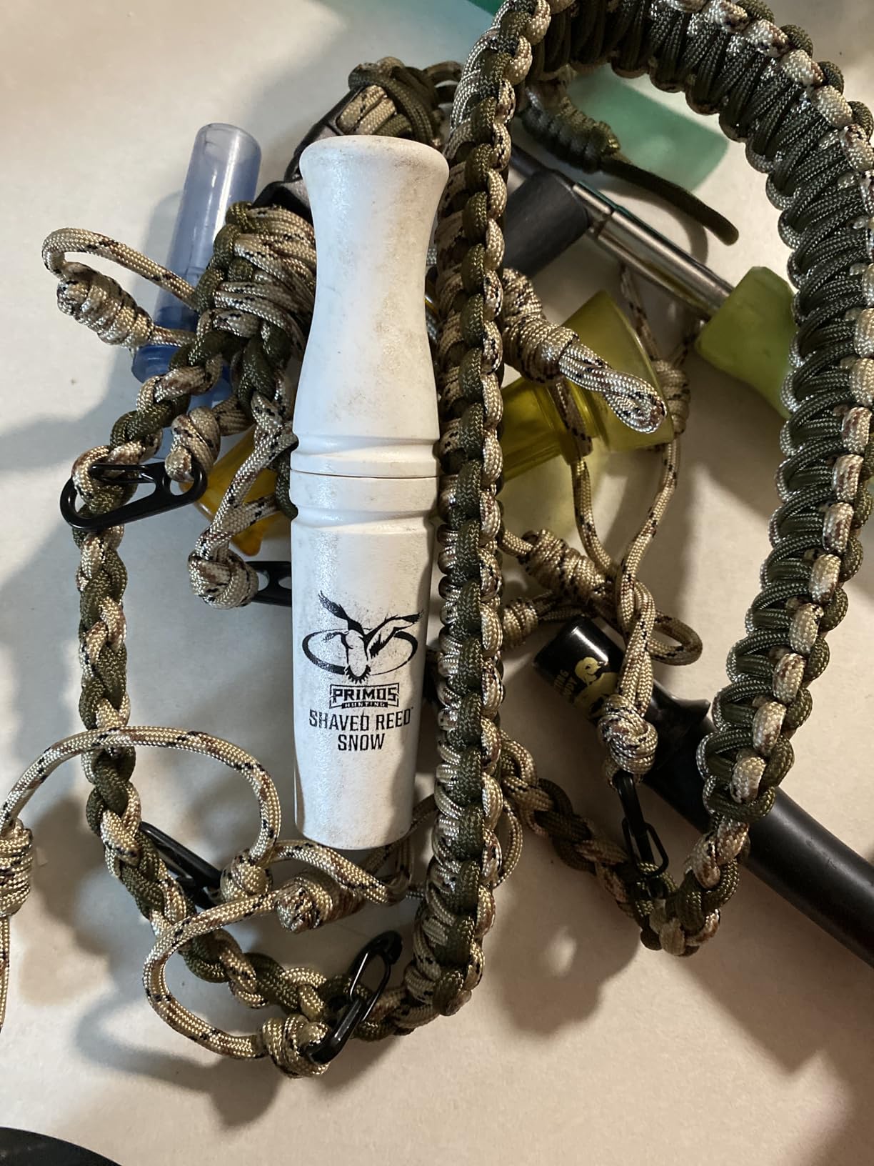 Primos Hunting 828 Goose Call, Shaved Reed Snow, White customer photo 1