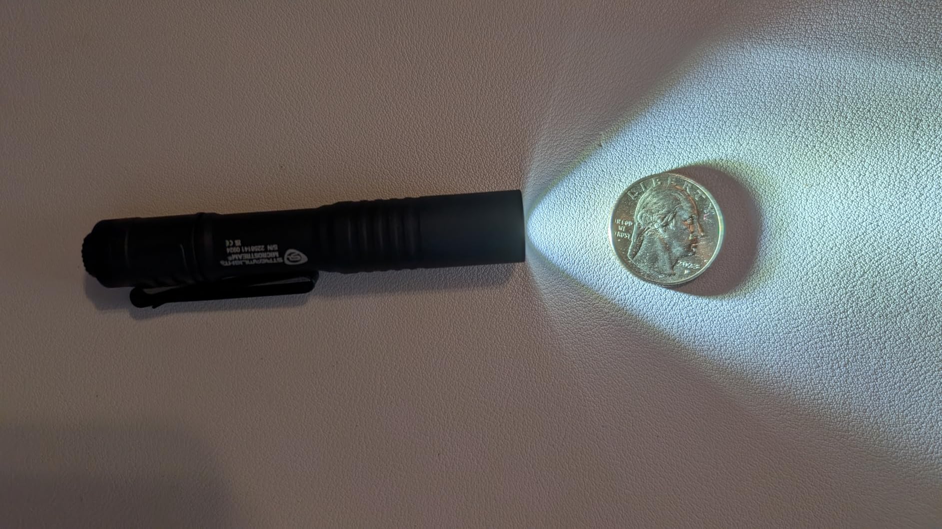 Streamlight 66318 MicroStream 45-Lumen Everyday Carry Pocket Flashlight with AAA Alkaline Battery, Black customer photo 1