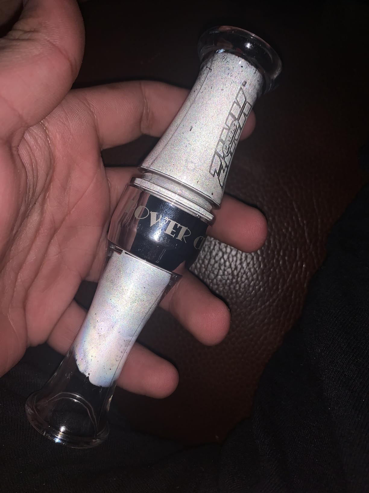 Zink Calls Power Clucker PC-1 Polycarbonate Short Reed Canadian Goose Call, Clear Smoke customer photo 1