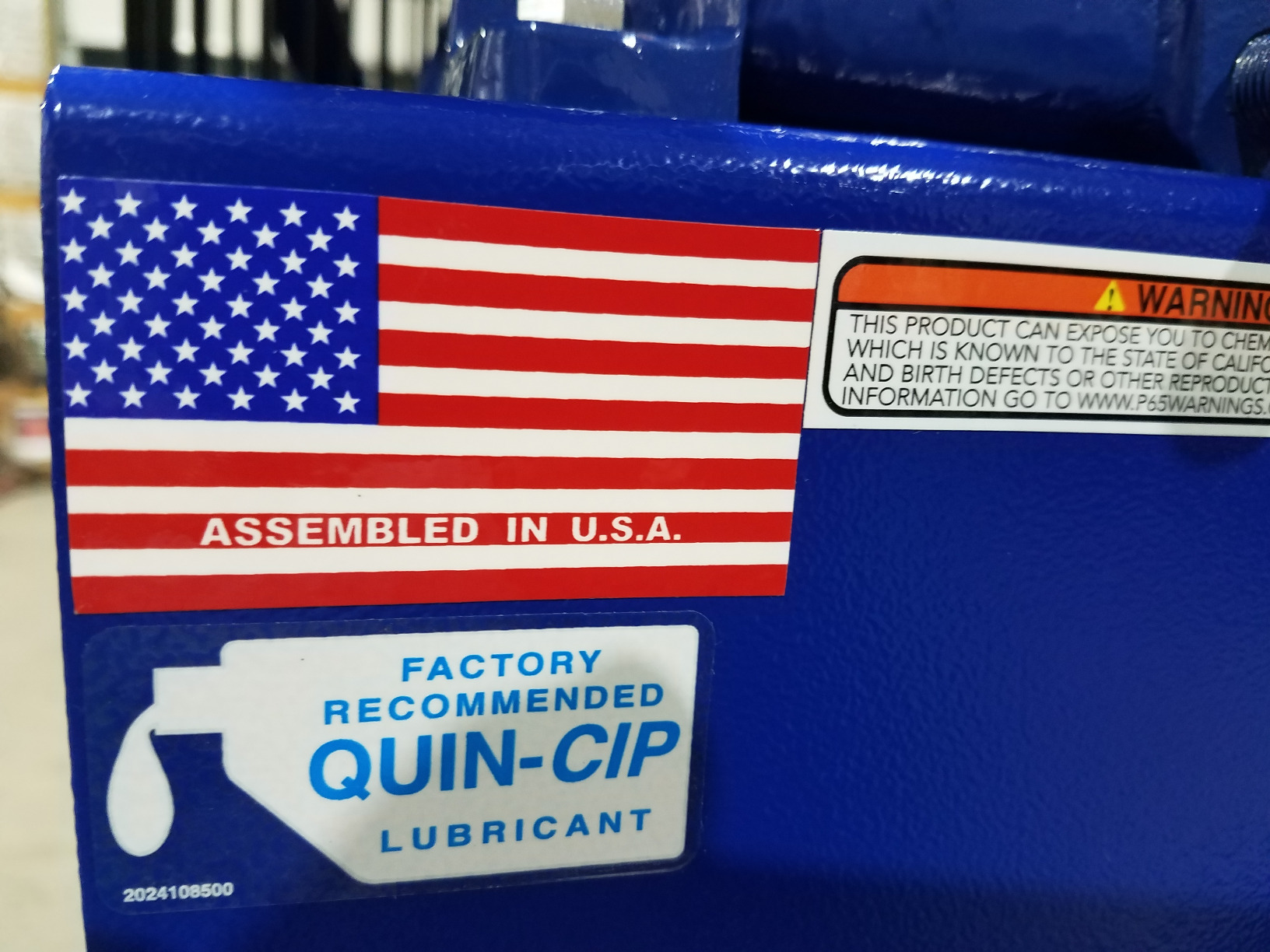 Quincy QT-54 Splash Lubricated Reciprocating Air Compressor - 5 HP, 230 Volt, 1 Phase, 60-Gallon Vertical customer photo 1