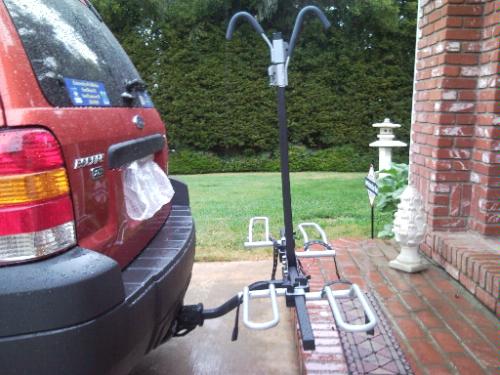 Swagman XTC2 Hitch Mount Bike Rack - Platform Carrier for 2 Bikes, Ratcheting Hook System, Compact Clam-Shell Folding Design customer photo 1