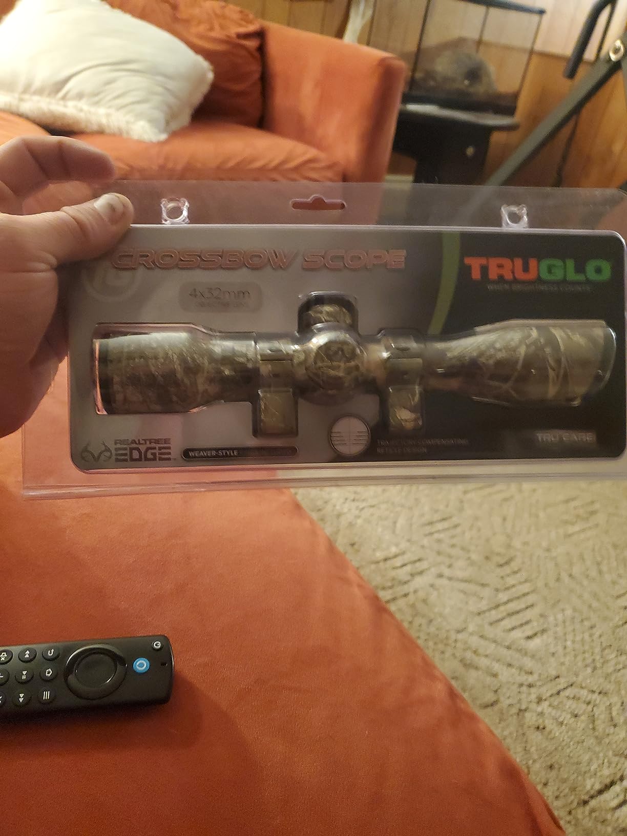 TRUGLO 4x32mm Compact Crossbow Scope with Scope Rings Included | BDC/Rangefinder, Realtree APG customer photo 1