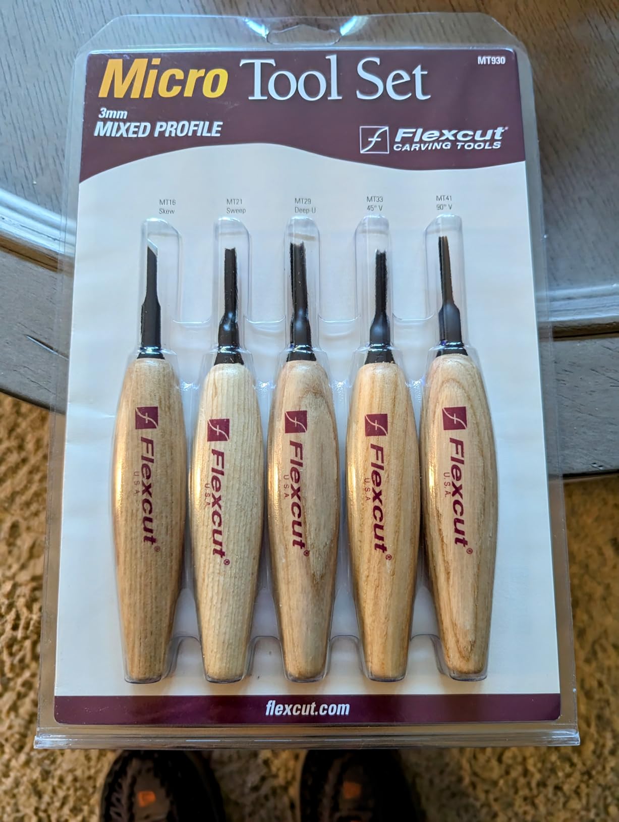 FLEXCUT Carving Tools - Beginners Palm Set of 5, 5-Piece Palm Tool Set for Carving customer photo 1