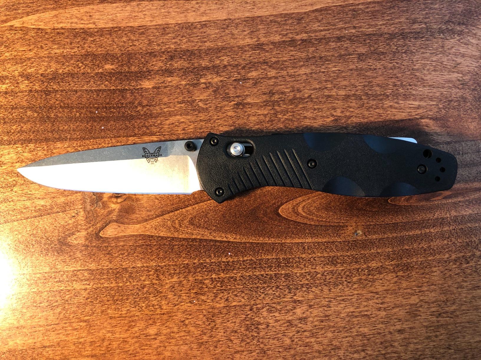 Benchmade - Barrage, Tactical, Every Day Knife, Plain Edge, Drop-Point Blade with Black Valox Handle (580) customer photo 1
