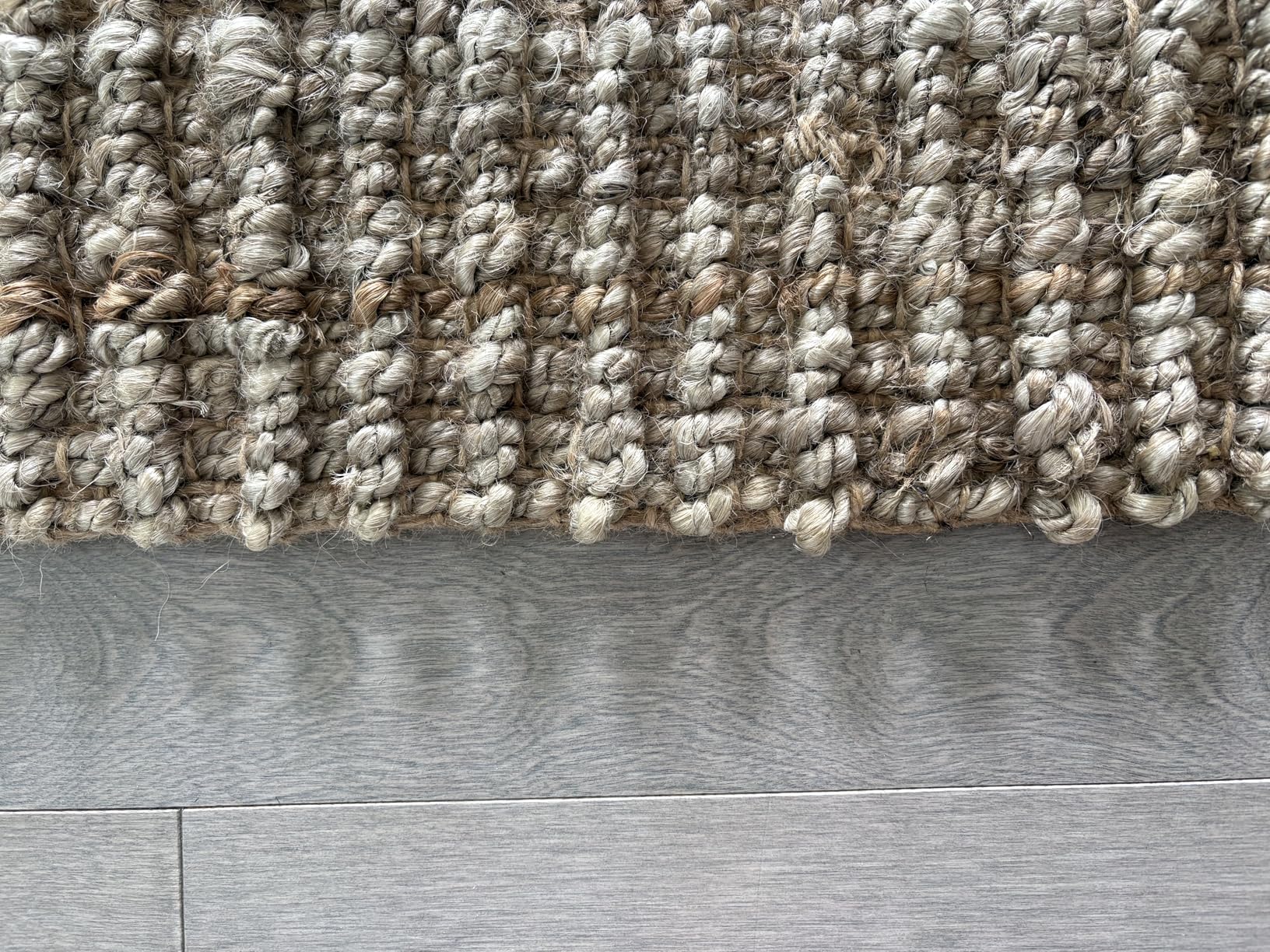 SAFAVIEH Area Rug 8x10 - Natural Fiber Collection - Natural Brown, Handmade Jute, Farmhouse Style, Chunky Textured Thick Pile (NF447A) customer photo 2