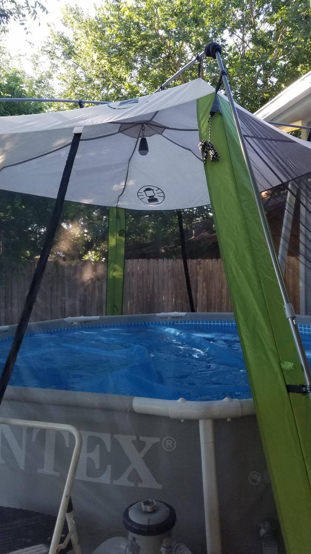Coleman Skylodge Screened Canopy Tent with Instant Setup 10x10/15x13ft Portable Screen Shelter with 1-Minute Setup for Bug-Free Lounging Great for Picnic Yard Beach Park Camping & More customer photo 2