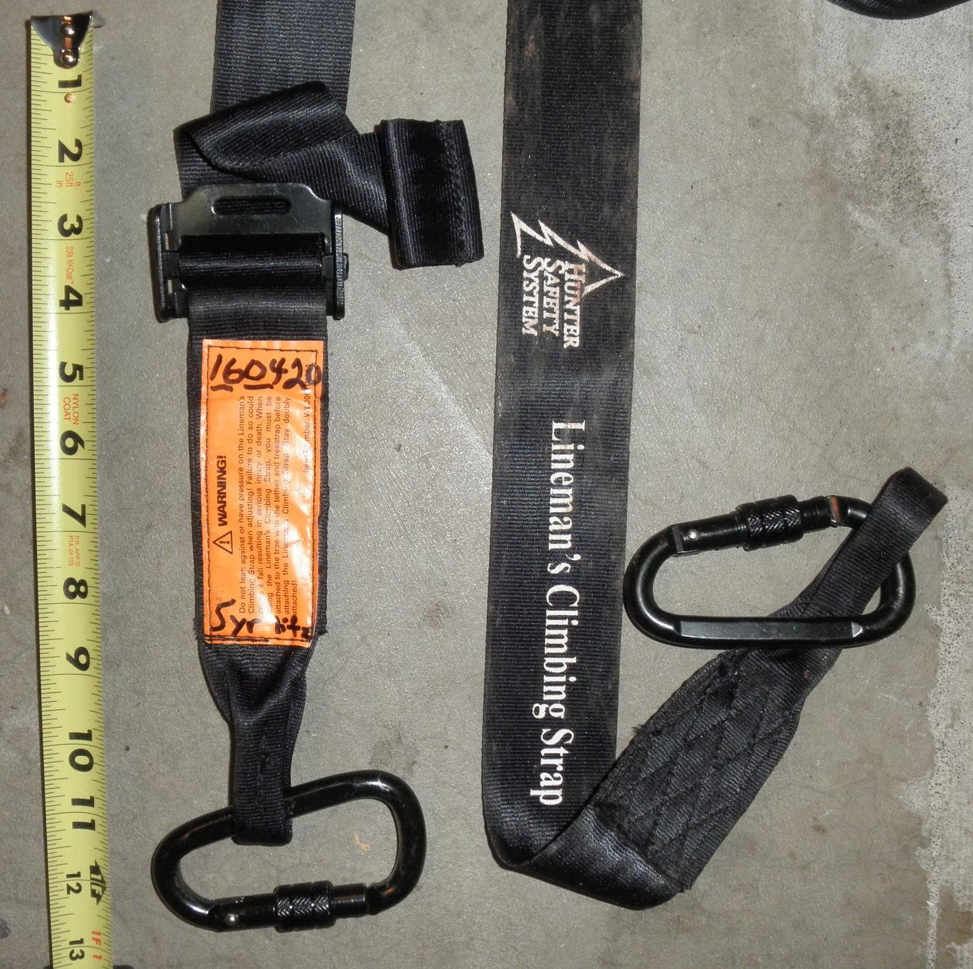Hunter Safety System Lineman's Climbing Strap, Quick-Adjust Tree Strap for Hands-Free Treestand Installation customer photo 2