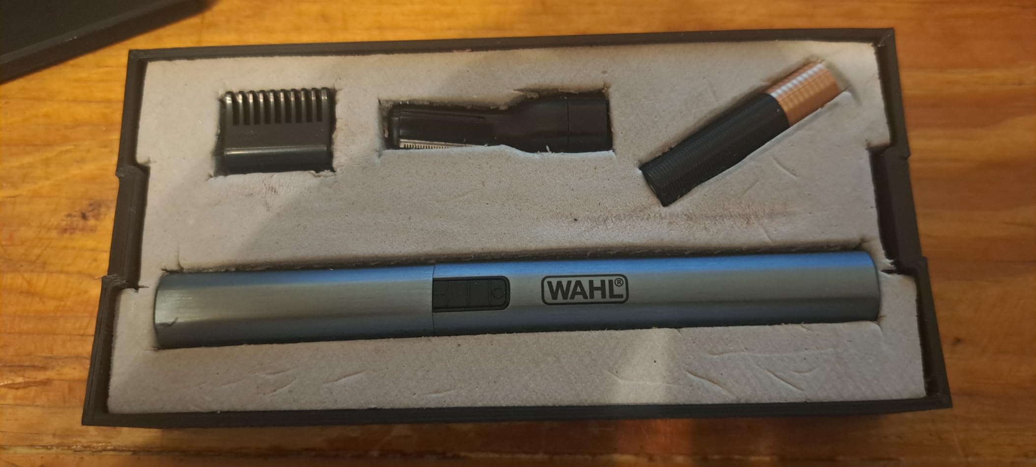 Wahl Micro Groomsman Battery Personal Trimmer for Hygienic Grooming with Rinseable, Interchangeable Heads for Eyebrows, Neckline, Nose, Ears, & Other Detailing customer photo 1