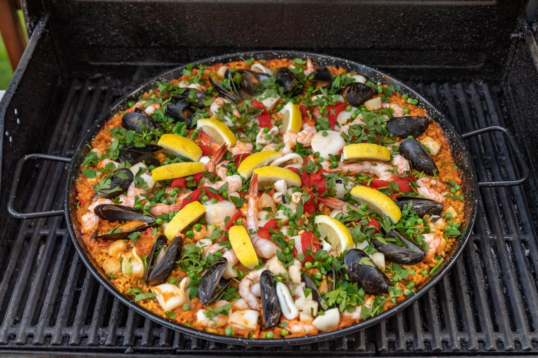 Garcima 18-Inch Enameled Steel Paella Pan, 46cm customer photo 1