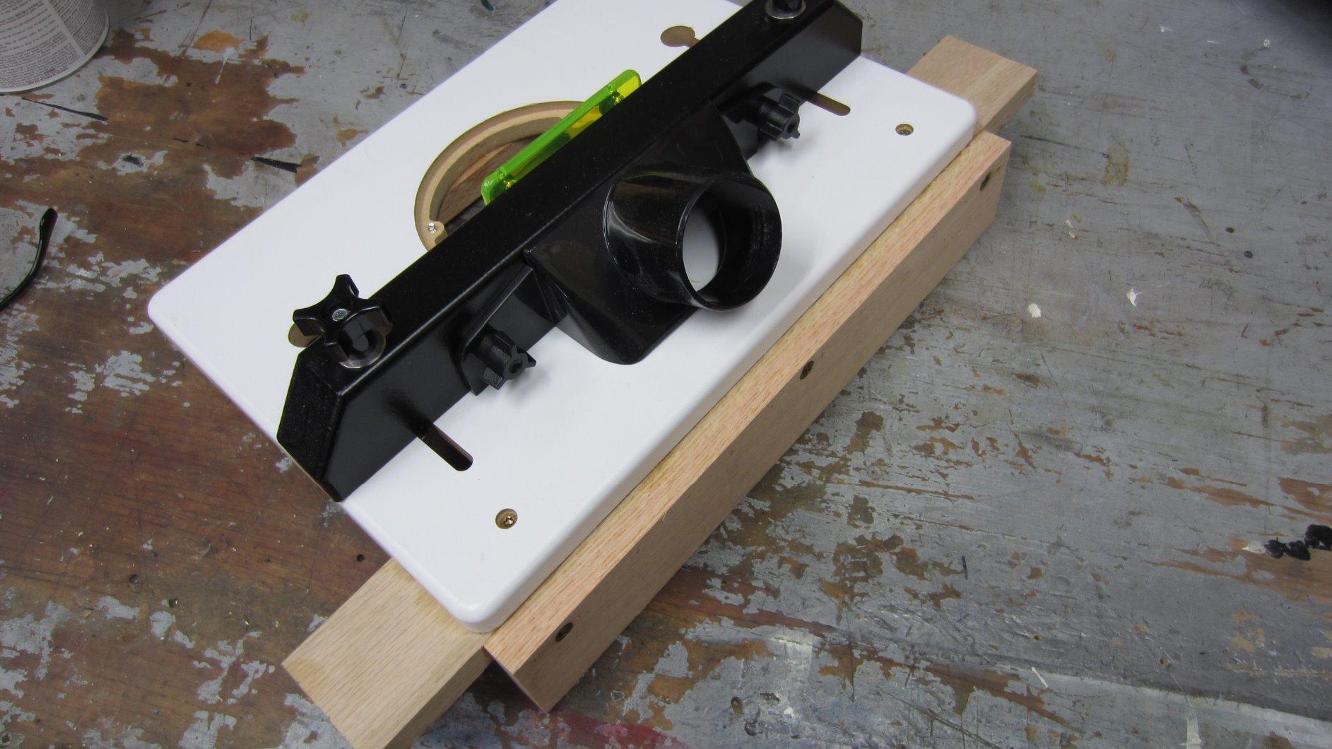 Rockler Trim Router Table - Adjustable Table Router w/Pre-Drilled Holes on Back, 1/4