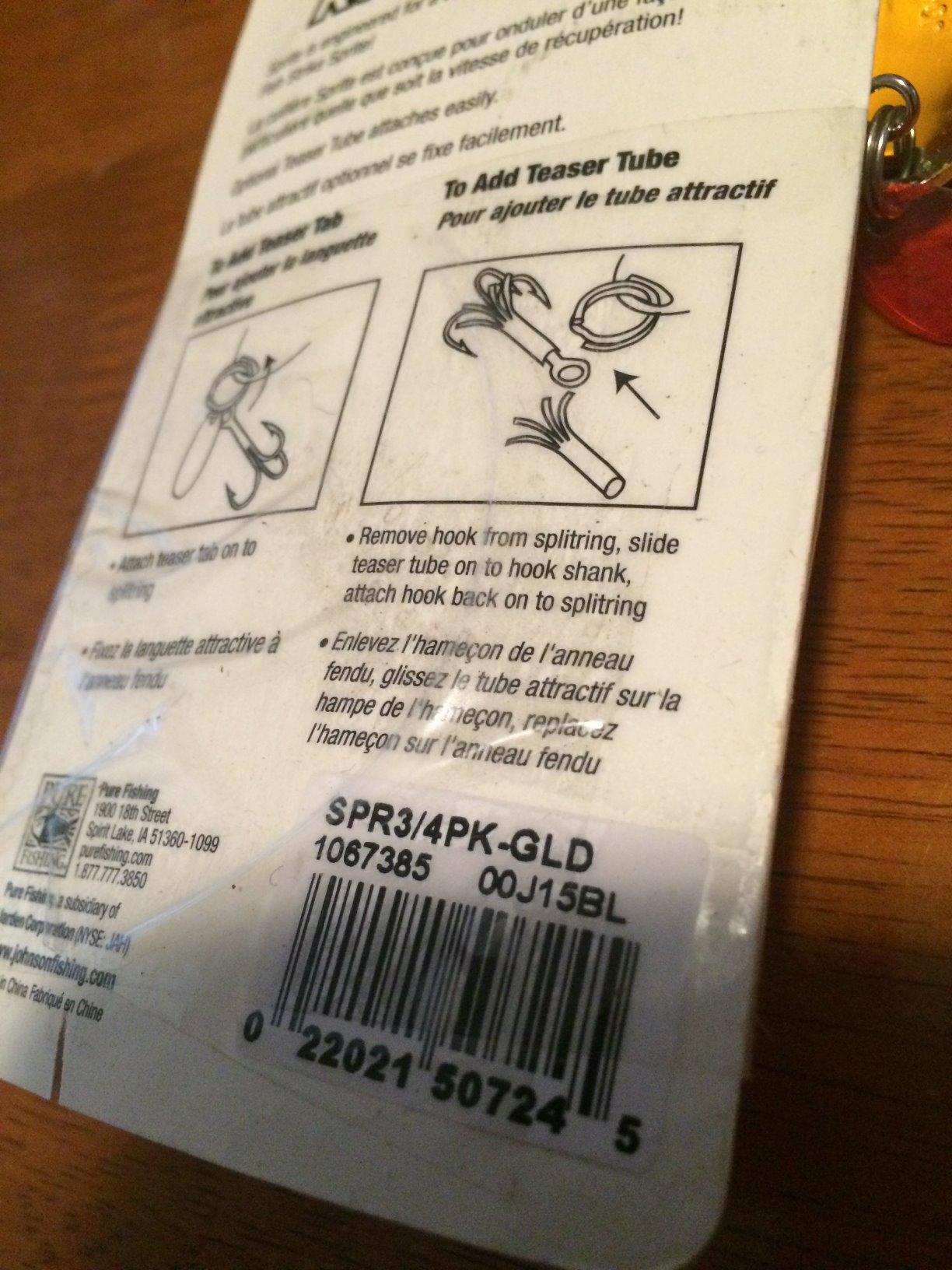 Berkley Johnson Sprite Fishing Hard Bait, Gold - Redfish Kit, 2 1/2in - 3/4 oz customer photo 2