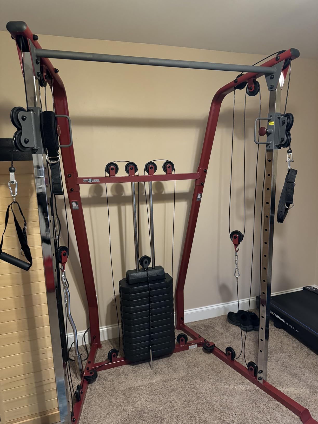 Body-Solid Best Fitness Functional Trainer Cable Machine, Full Body Workout Weight Stacks, Chest and Shoulder Exercise Home Gym customer photo 2