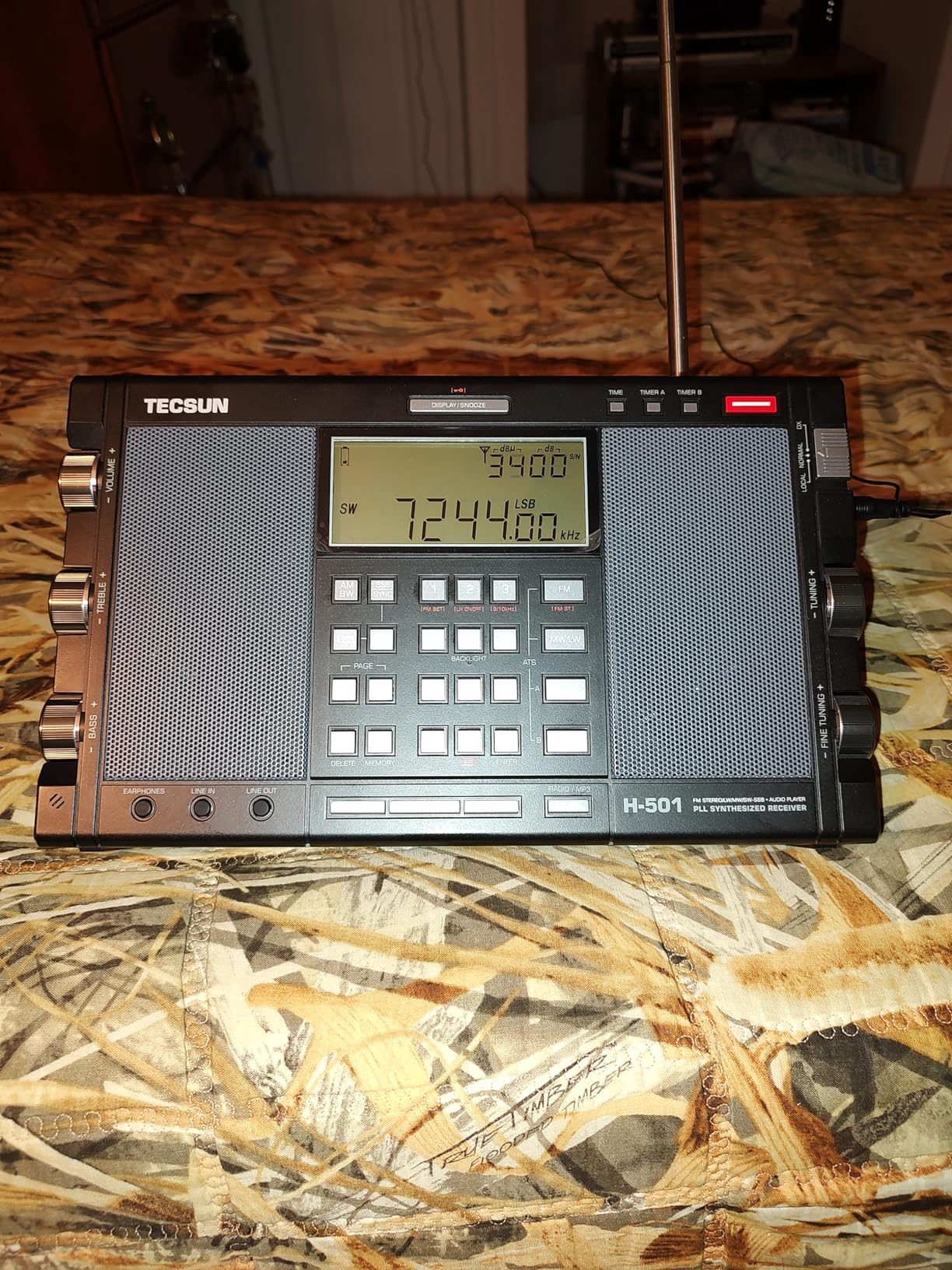 Tecsun H501 Digital Worldband AM/FM Shortwave Longwave Radio with SSB Reception, Dual Speakers, & MP3 Player, Matte Black customer photo 1