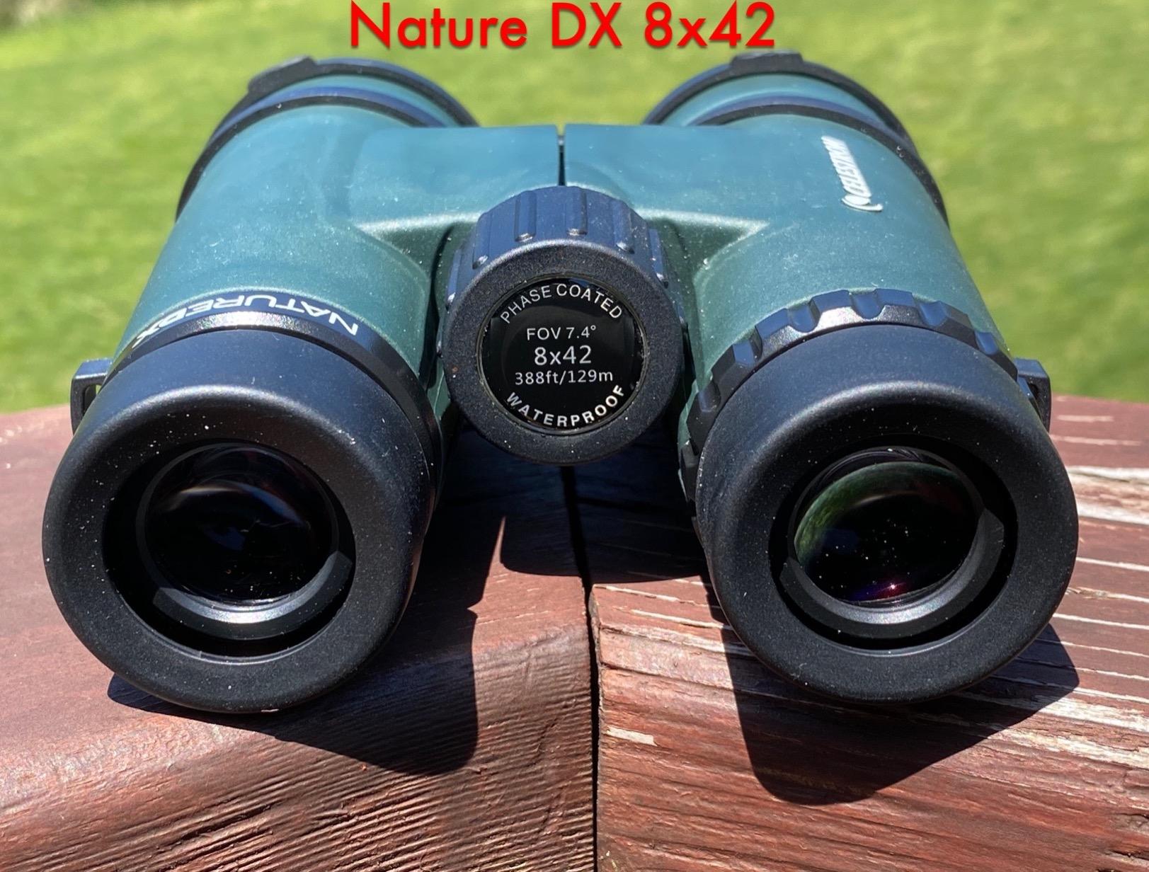 Celestron - Nature DX 8x42 Binoculars - Ideal for Birding and Outdoors - 42mm Objective Lenses - Wide 7.4 Field of View - BaK-4 Prisms - Fully Multi-Coated - Waterproof and Fogproof customer photo 2