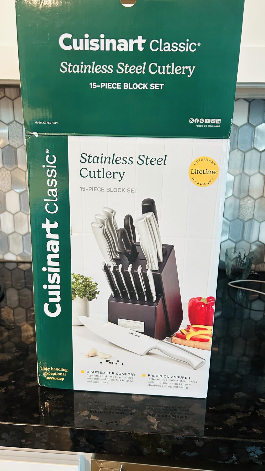 Cuisinart 15-Piece Stainless Steel Hollow Handle Block Set, C77SS-15PK customer photo 1