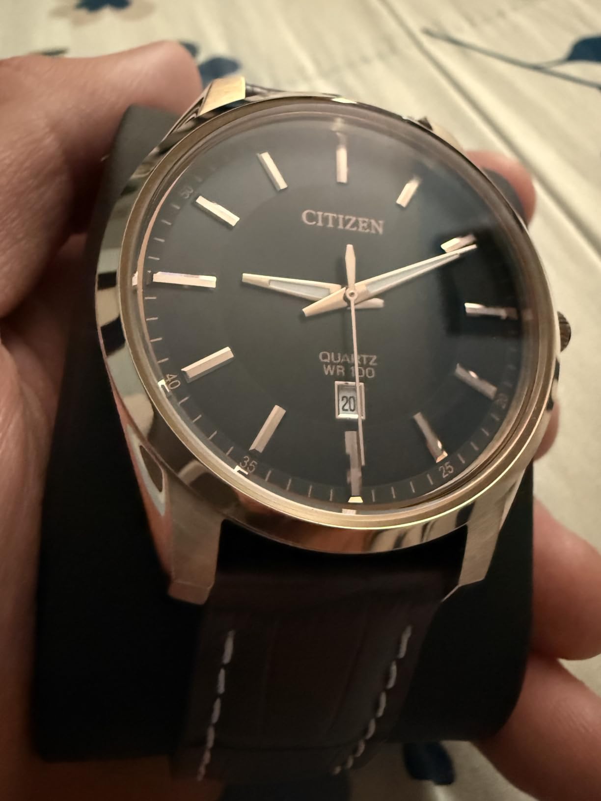 Citizen Quartz Mens Watch, Stainless Steel, Classic customer photo 1