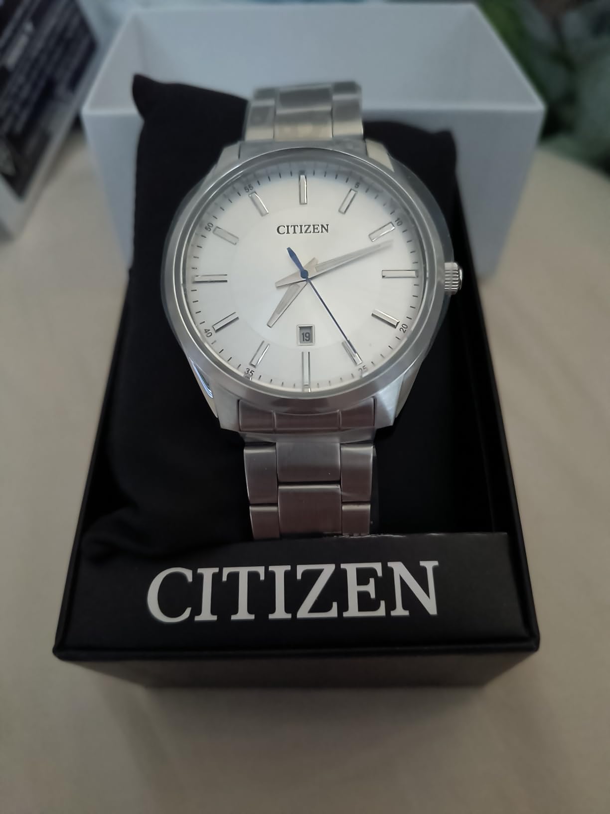 Citizen Quartz Mens Watch, Stainless Steel, Classic customer photo 2