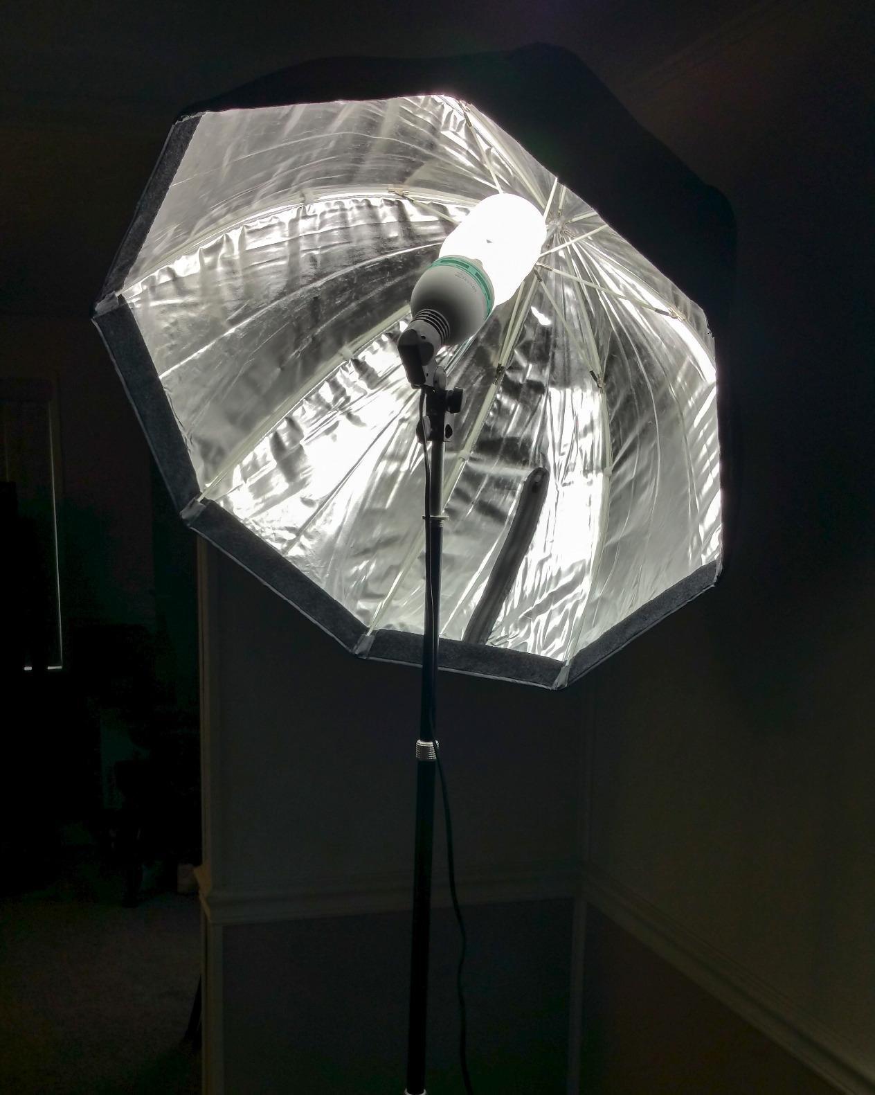 Neewer 32 inches /80 centimeters Octagon Softbox Octagonal Speedlite, Studio Flash, Speedlight Umbrella Softbox with Carrying Bag for Portrait or Product Photography customer photo 2