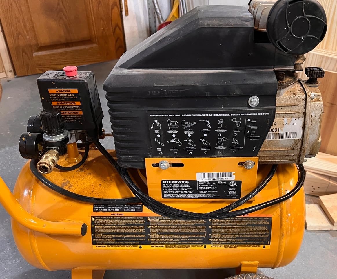 California Air Tools 8010 1.0 HP Ultra Quiet and Oil-Free Air Compressor, 8 Gallon Steel Tank, Lightweight with Wheels, 60 dBA customer photo 1