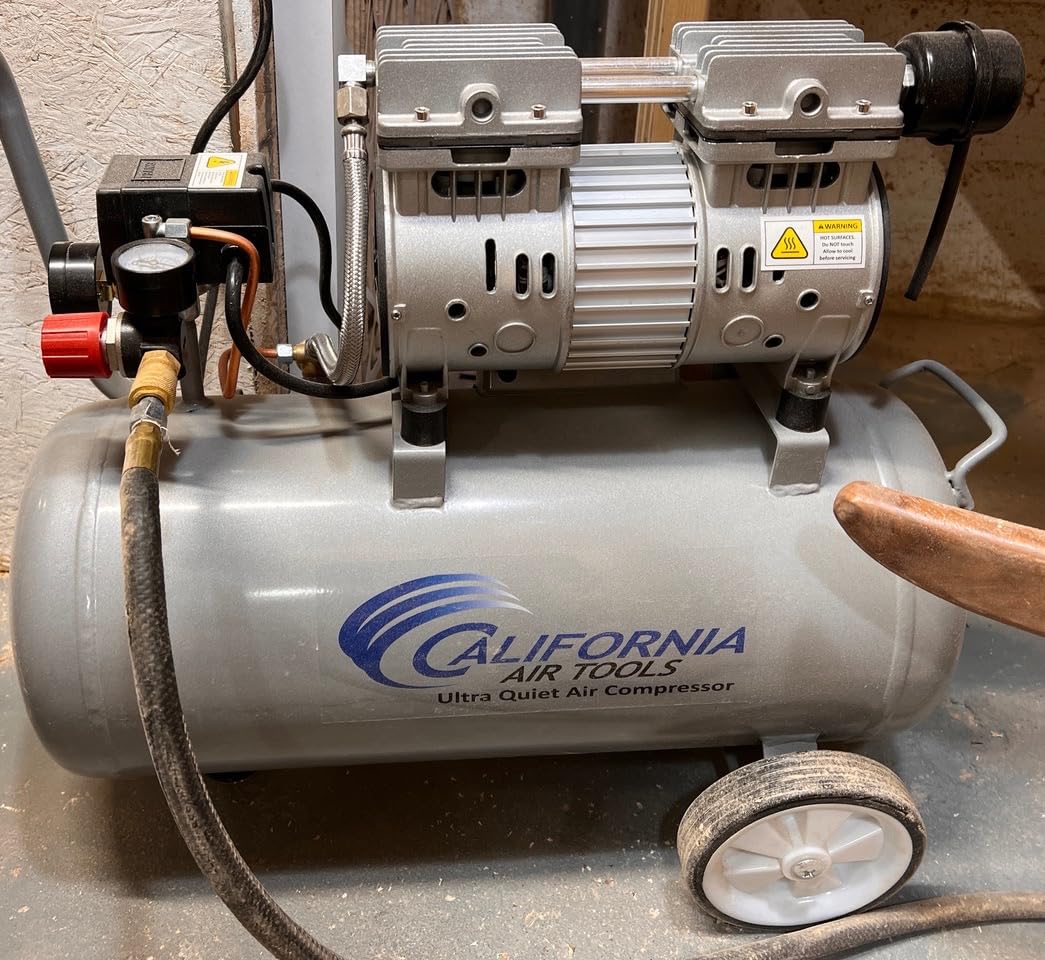 California Air Tools 8010 1.0 HP Ultra Quiet and Oil-Free Air Compressor, 8 Gallon Steel Tank, Lightweight with Wheels, 60 dBA customer photo 2