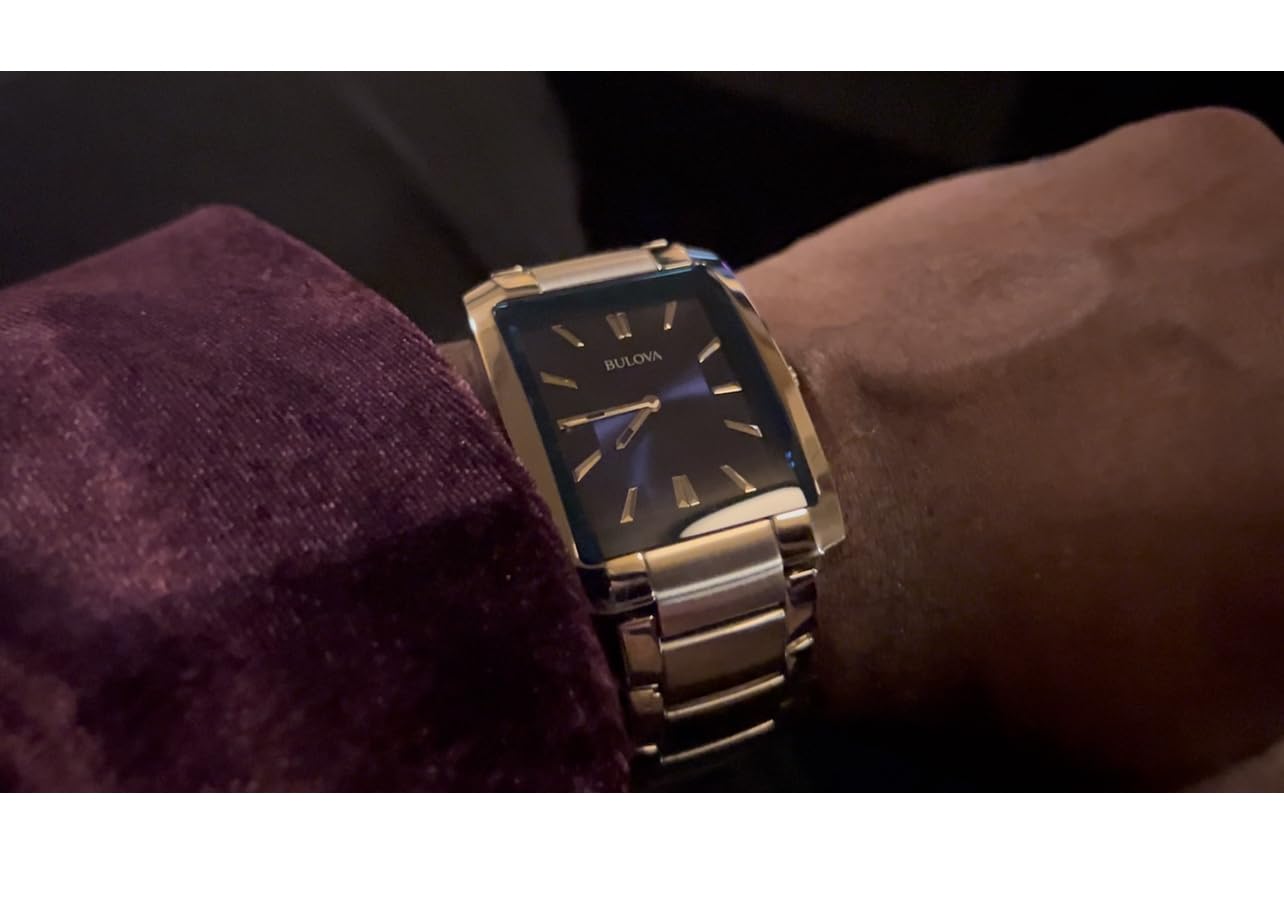 Men's Classic Rectangle 2-Hand Quartz Watch customer photo 1