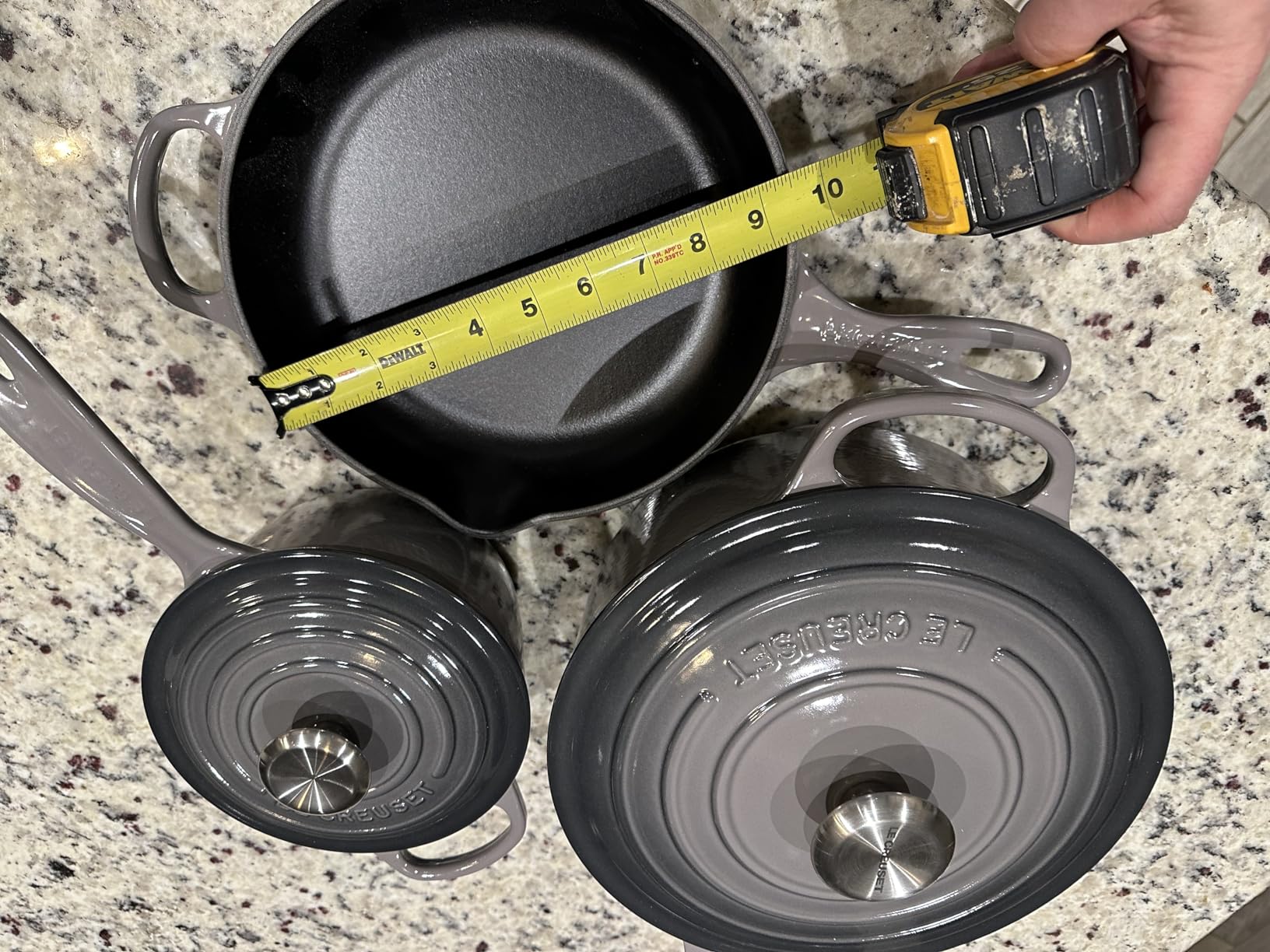 Le Creuset Enameled Cast Iron Signature Cookware Set, 5 pc, Marseille customer photo 2